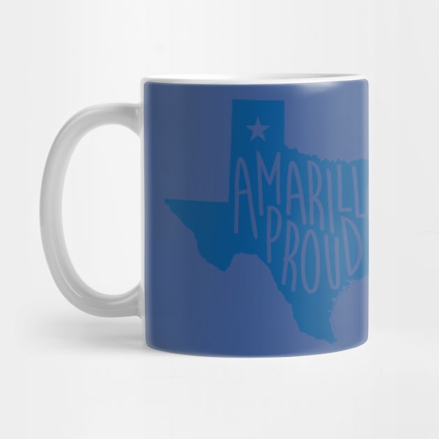 Amarillo Proud (Blue Ink) by AmarilloShirts